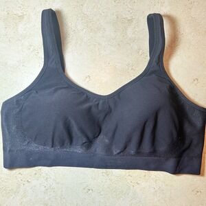 UNDEROUTFIT Comfort Shaping Bra Adjustable Straps 459 Black Sz  XL Band Extender